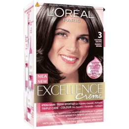 L'Oréal Excellence Cream No3 Καστανό Σκούρο 48ml