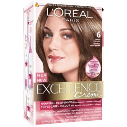 L'Oréal Excellence Cream No6  Ξανθό Σκούρο 48ml