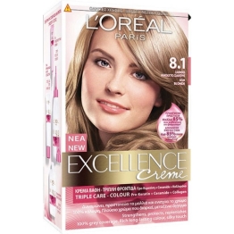 L'Oréal Excellence Cream No8.1 Ξανθό Ανοιχτό Σαντρέ 48ml
