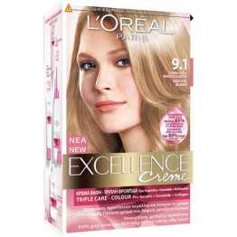 L'Oréal Excellence Cream No9.1 Ξανθό Πολύ Ανοιχτό Σαντρέ 48ml